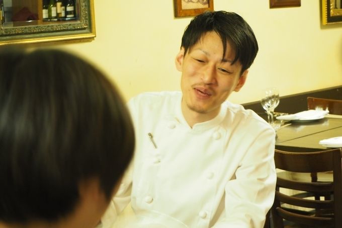 チェントアンニ料理長小幡さん